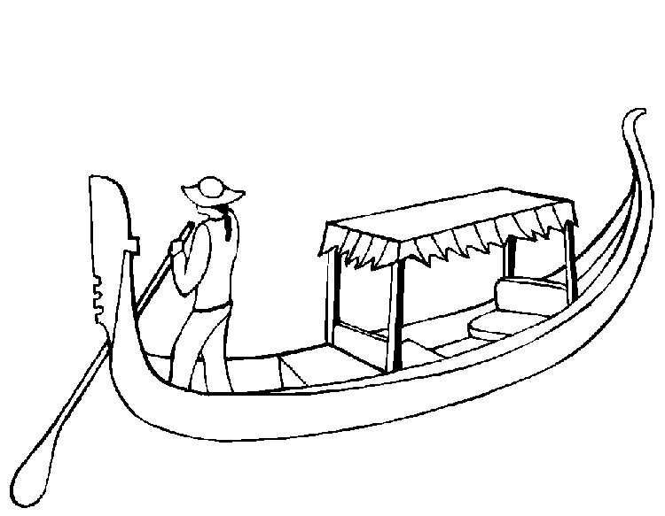 Произведение легкая лодка. Лодка Баркарола Венеция. Венецианская гондола рисунок. Лодка рисунок для детей карандашом. Нарисовать лодку.